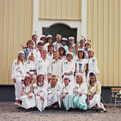 1987 Klass 9 examen i Älvsby kyrka