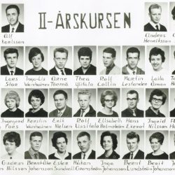 Elever vid Pitedalens Folkhögskola i Älvsbyn1962-1963