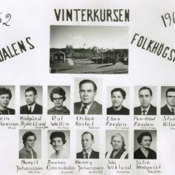 Personalen Pitedalens Folkhögskola 1962-1963