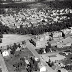 Flygbild över Älvsbyn 1960-talet