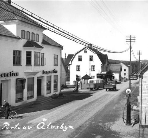 Kooperativa på Storgatan bild från 1940 talet.