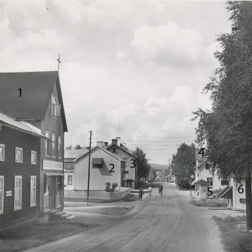 Storgatan i Älvsbyn 1946