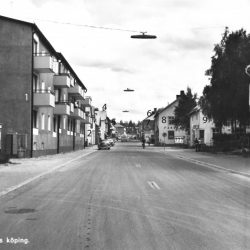 Storgatan i Älvsbyns, bild från 1960-talet