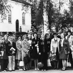 Körresa till Boden /Överluleå/ kyrka 1975