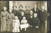 Familjen August och Johanna Johansson i Småträsk 1910