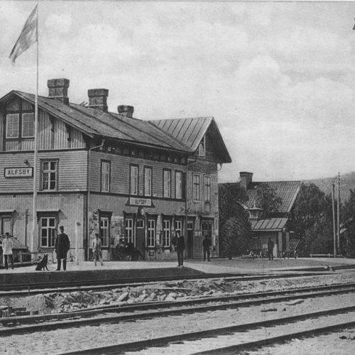 Älfsby Station 1914
