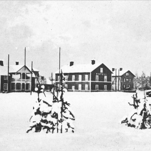 Älvsbyns stationsområde.