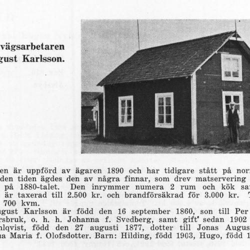 Järnvägsarbetare Jonas August Karlsson