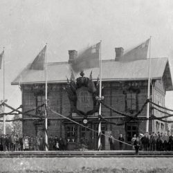 Stambanans invigning Augusti 1894