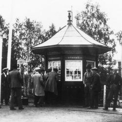 Järnvägskiosken i Älvsbyn 1925
