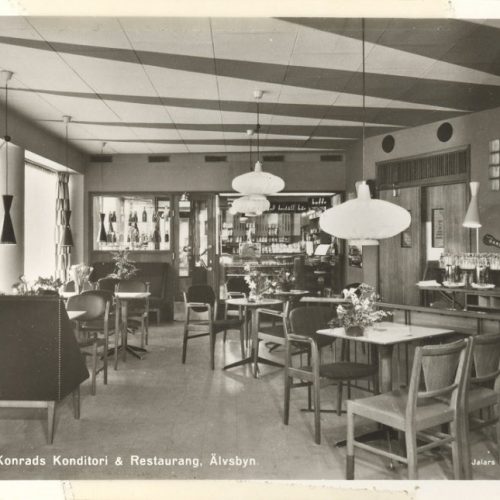 Konrads konditori och restaurang 1956