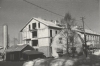 Konrads hyresfastighet under uppbyggnad 1955