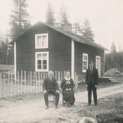 Familjen Karl Björks hus i Flurheden 1933
