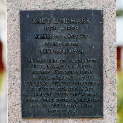 Knut Lundmark minnesmonument