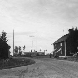 Vykort Manjärv från 40-talet
