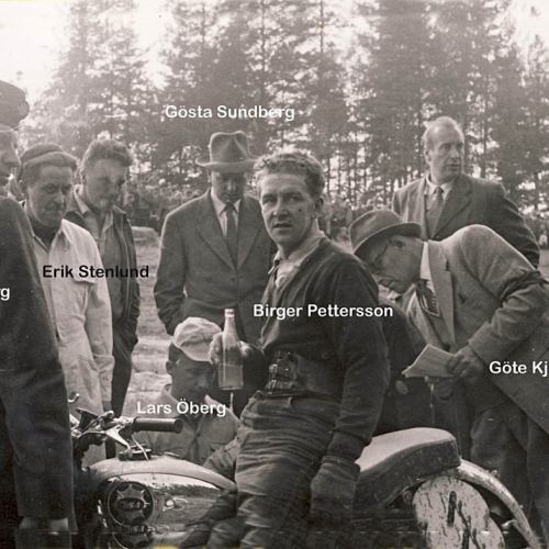 Birger Pettersson med uppvaktning