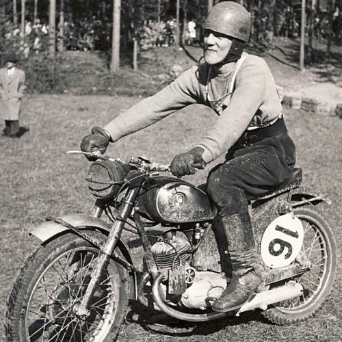 Gunnar Lindvall JMK PUCH 175 cc