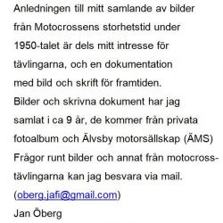 Motocrossen text Jan Öberg