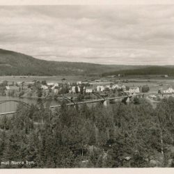 Utsikt mot Norr Byn någon gång på 1950 talet
