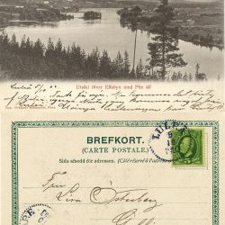 Utsikt mot Östermalm, Stubbholmen och Norrabyn 1903