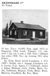 Brännmark 1;29 Ernst Arvid Lundberg
