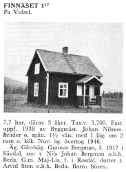 Finnäset 1;17 Gunnar Bergman