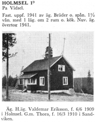 Holmsel 1;9 Valdemar Eriksson