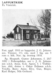 Lappurträsk Gustav Johansson