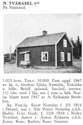 N. Tväråsel 1;43 Ernst Nyström
