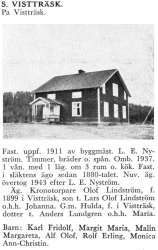 S. Vistträsk Olof Lindström