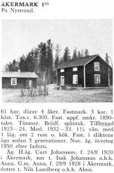 Åkermark 1;23 Curt Johansson