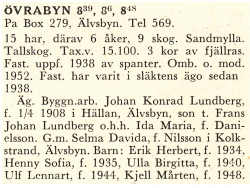 Övrabyn 8;39 8;6 8;48 Johan Konrad Lundberg (Ingen bild)