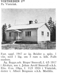 Vistheden 1;98 Birger Stenvall