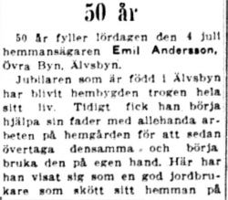 Andersson-Emil-Ovrabyn-50-ar-3-Juli-1953-NK