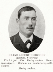 Berggren Frans 18700701 Från Svenskt Porträttarkiv