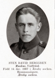 Berggren Sten 19071214 Från Svenskt Porträttarkiv