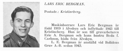 Bergman Lars 1919 Från Svenskt Porträttarkiv