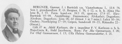 Bergner Gunnar 18780812 Från Svenskt Porträttarkiv