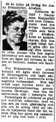 Brännström Jenny Älvsbyn 50 år 17 Sept 1954 NSD