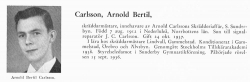 Carlsson Arnold 19120807 Från Svenskt Porträttarkiv