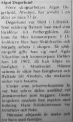 Degerlund Algot Älvsbyn död 11 Juni 1975 NK