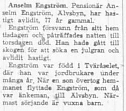 Engström Anselm Älvsbyn död 9 Dec 1966 NSD