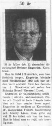 Engström Helmer Korsträsk 50 år 13 Dec 1966 NK