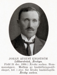 Engström Johan 18841231 Från Svenskt Porträttarkiv