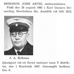 Eriksson John 18910829 Från Svenskt Porträttarkiv