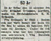 Eriksson Lilly Elisabet Älvsbyn 50 år 15 okt 1955 NK