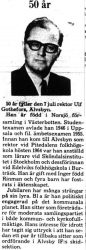 Gothefors Ulf Älvsbyn 50 år 5 Juli 1975 PT