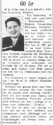 Granberg Adelina Älvsbyn 60 år 5 Juli 1965 PT