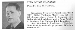 Granberg Sven 1907 Från Svenskt Porträttarkiv