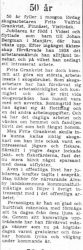 Grankvist Fritz Valfrid Finnäset Vistträsk 50 år 12 Okt 1957 PT